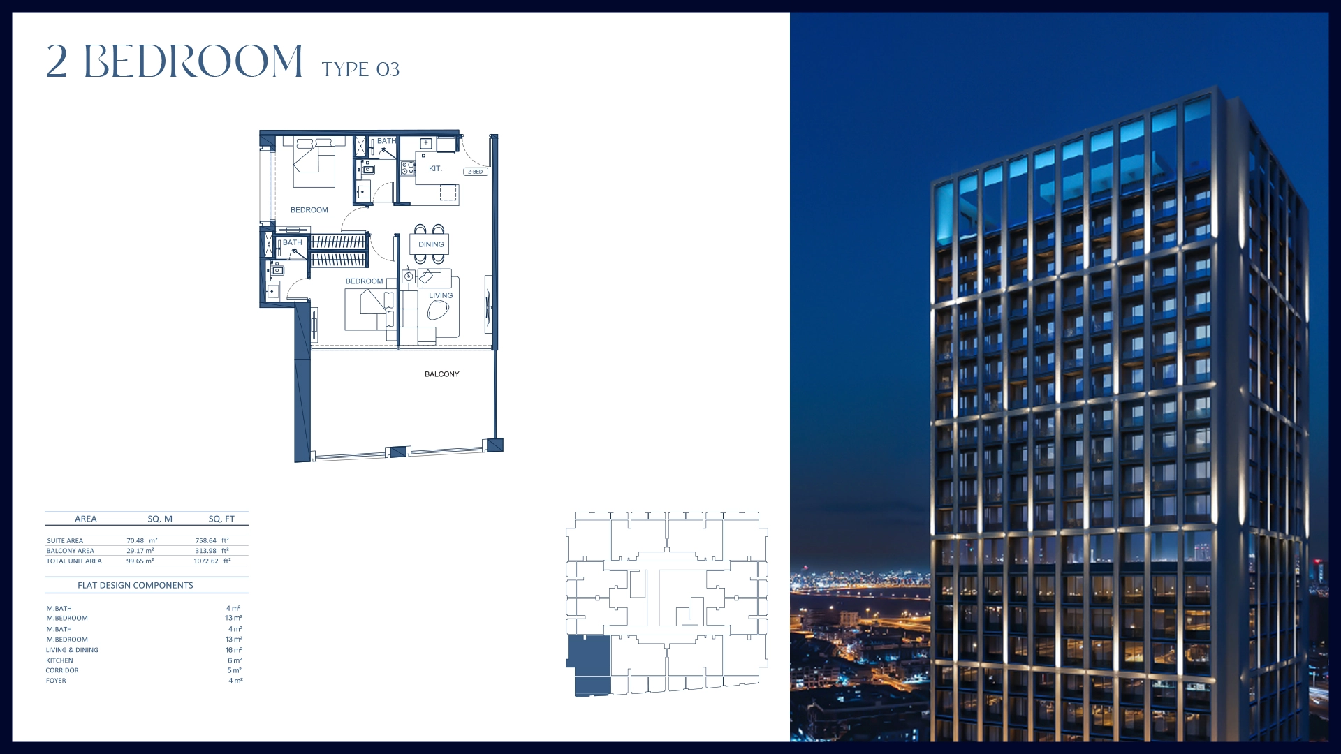 2 BR - Type B